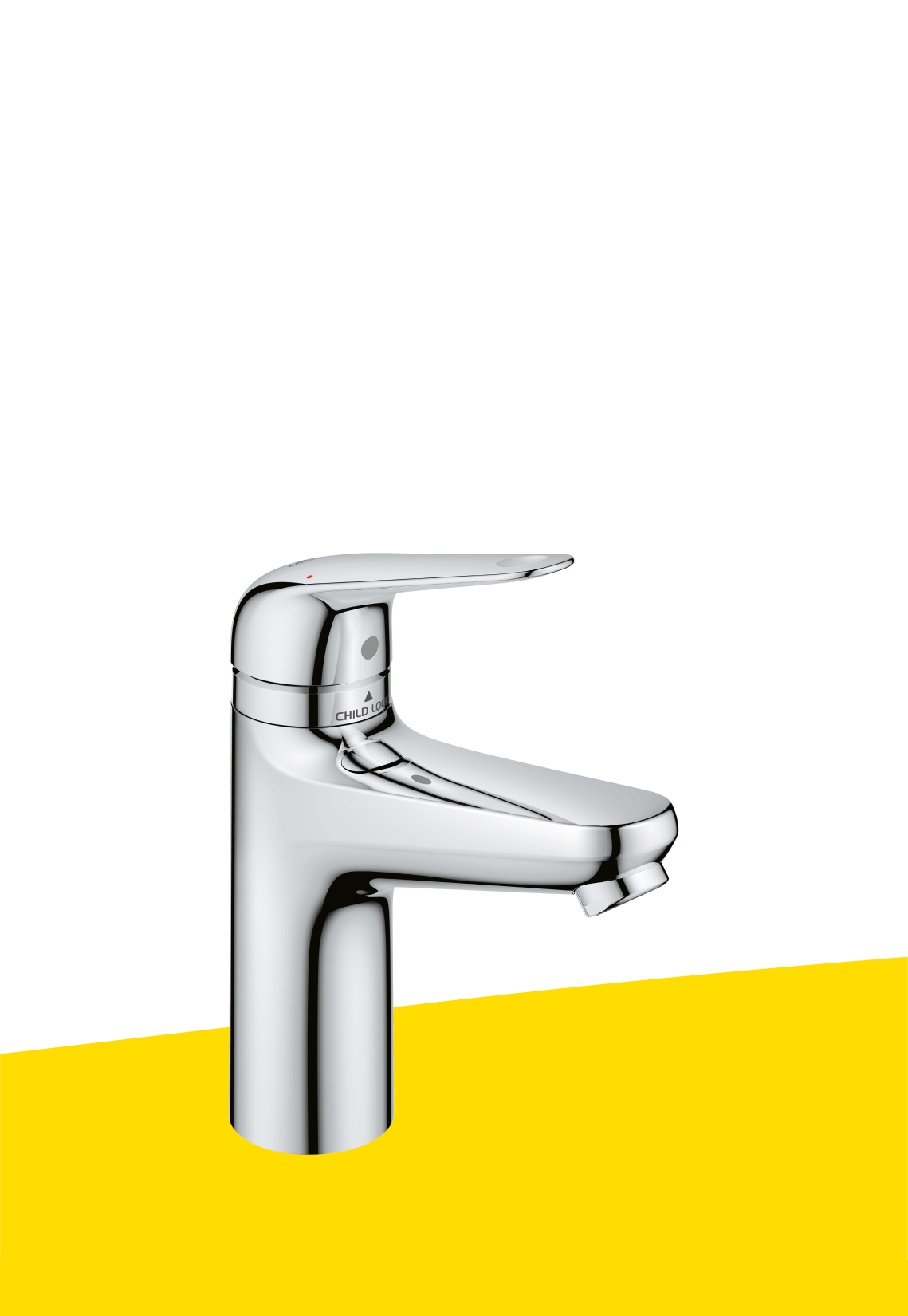The medium version of the GROHE Swift tap range